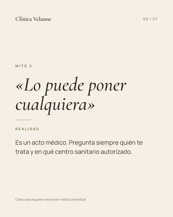 Mito 5: lo puede poner cualquiera